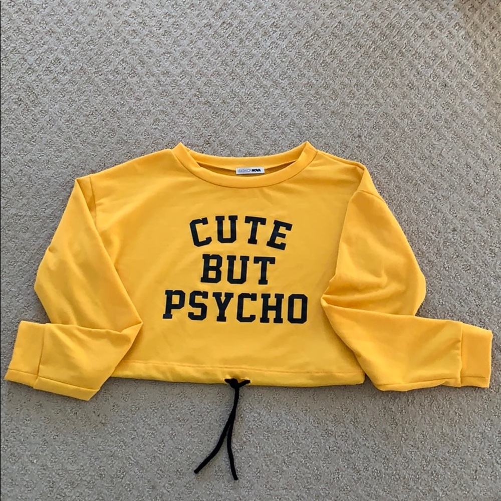 Long sleeve crop shirt